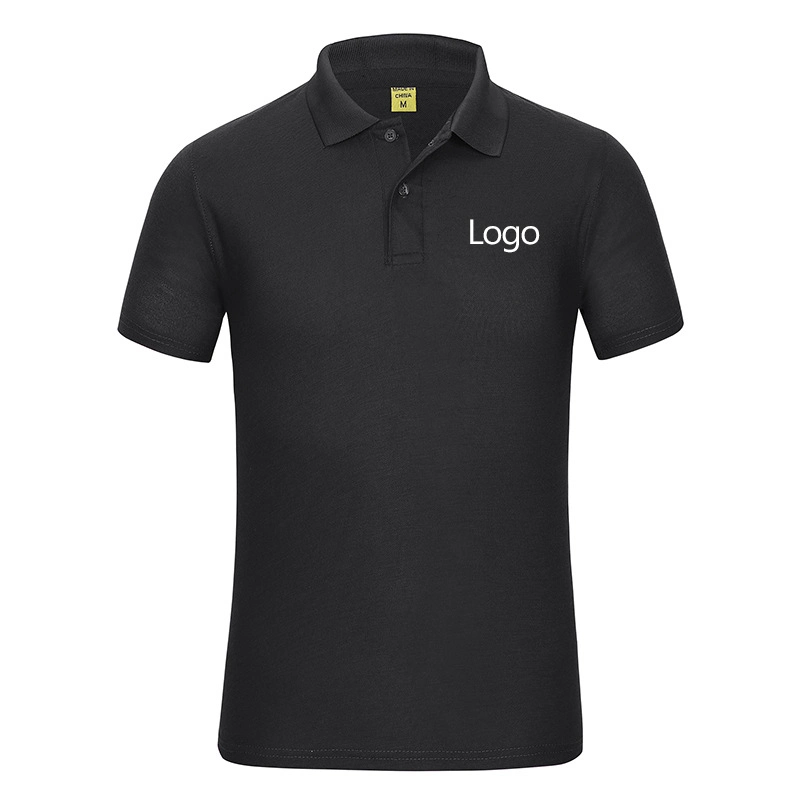 High Quality Work Uniform Business Polo Blank Embroidered Cotton Polyester Mens Plain Golf Polo Shirt with Custom Logo