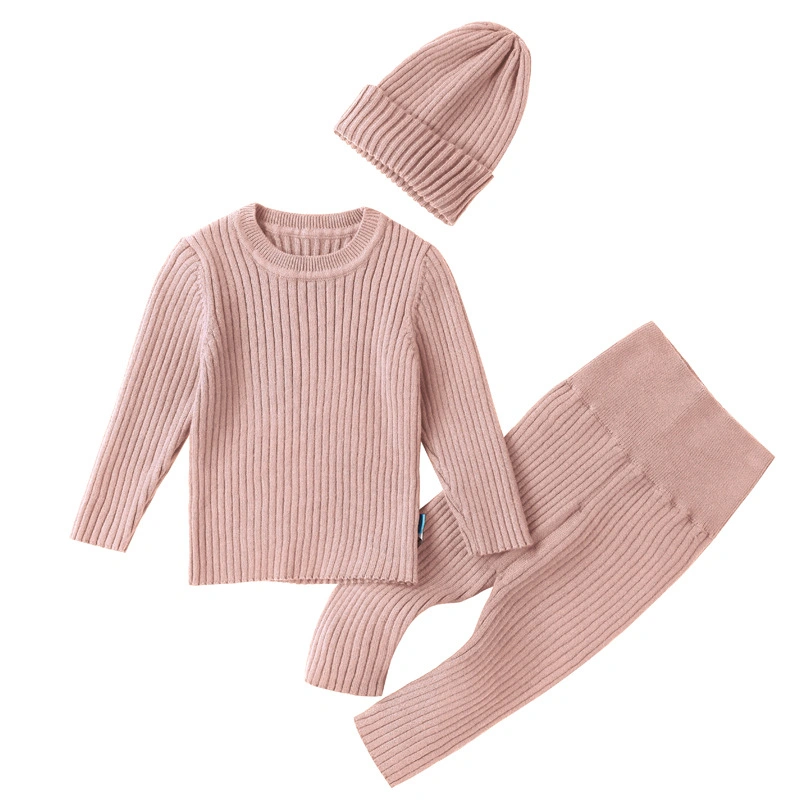 2023 Infant Toddler Baby Sweater Bubble Romper Chunky Knit Vintage Pullover Girls Boys&prime; Long Sleeve Oversized Baby Sweater