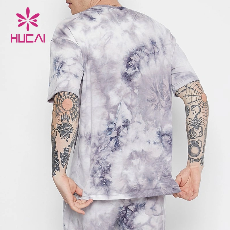 Custom Mens Private Label Fashionable Tie Dye T Shirt