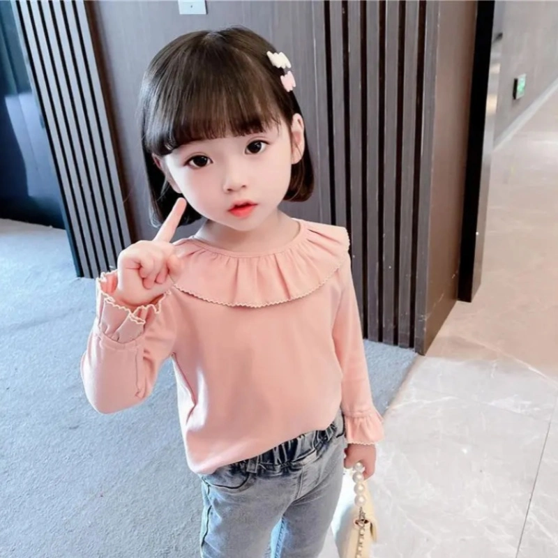 Girls Cozy Chic Cotton Long Sleeve Autumn Shirts