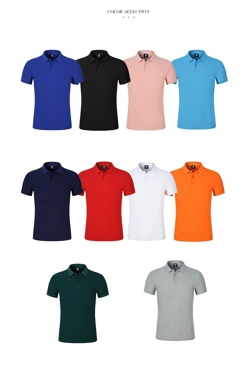 Wholesale Custom Embroidered Printing Logo Plain 100% Cotton Unisex Uniform Golf Polo Shirts