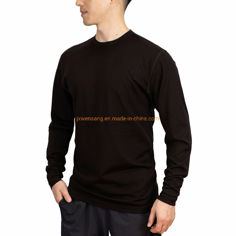 Lightweight Merino Wool Base Layer Long Sleeve Thermal Shirts