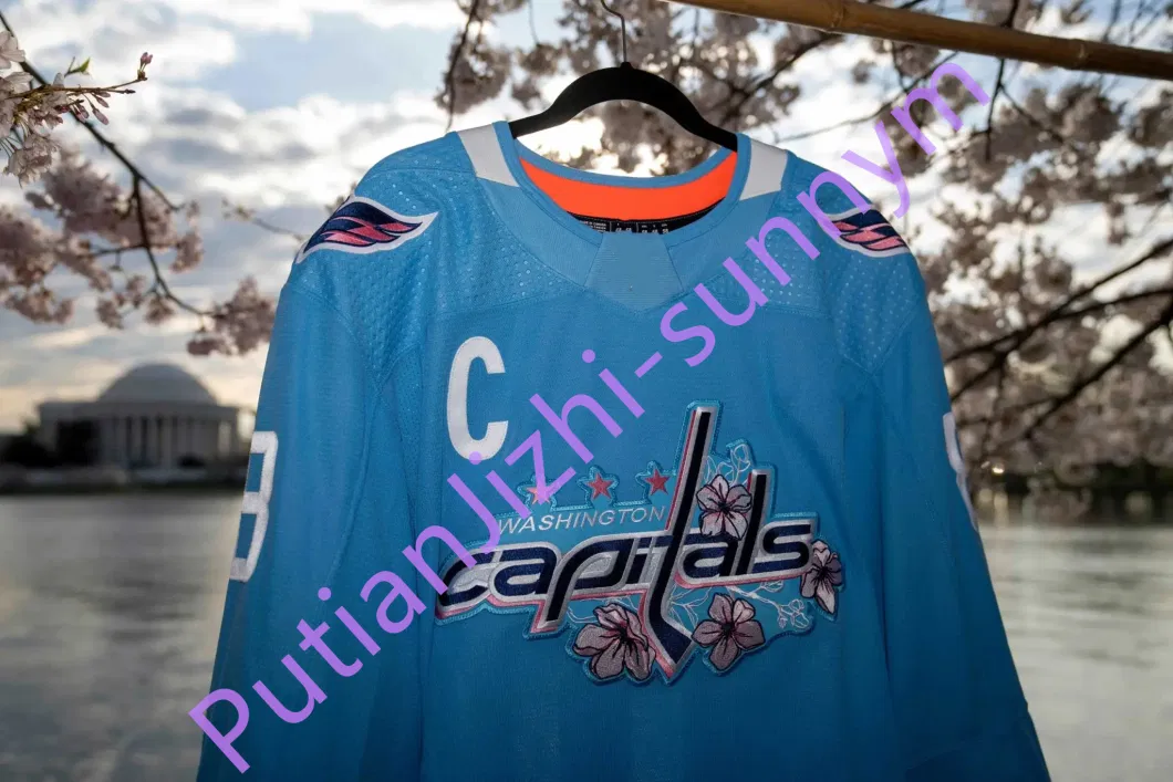 Washington Capitals Personalized 2024 Cherry Blossom Hoodie Hockey Baseball Jersey T Shirt Long Sleeve Print Stitched Wholesale &amp; Retail