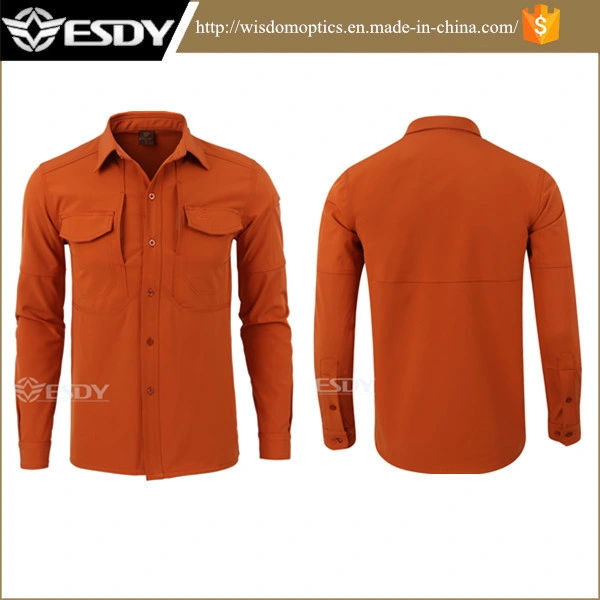 Esdy 11 Color Long Sleeve Soft Shell Tactical Style Fleece Warm Lined Thermal Shirt