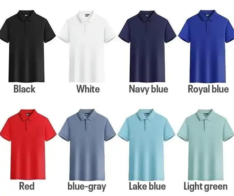 Custom Logo Full Printing Solid Color Blank Polyester Breathable Quick Dry Slim Fit High Quality Summer Hot Selling Uniform Work Unisex Polo Shirt