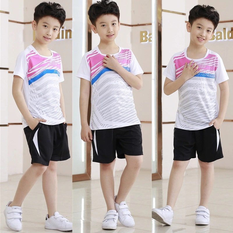 Children Running Gym Sports Kit Clothing Fast Dry T Shirt and Short