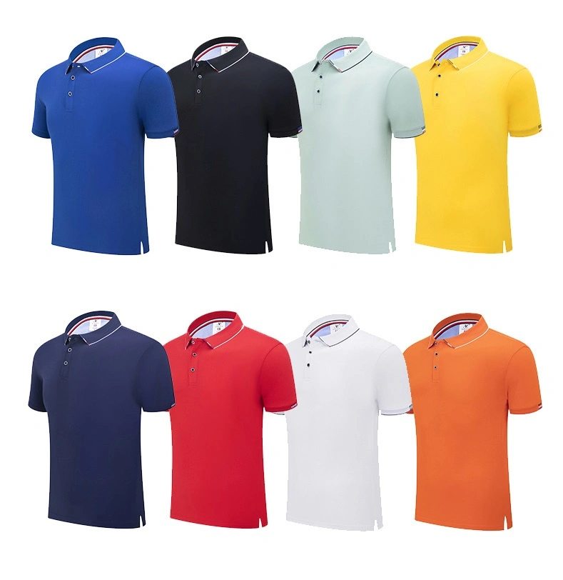 Wholesale Custom Embroidered Printing Logo Plain 100% Cotton Unisex Uniform Golf Polo Shirts