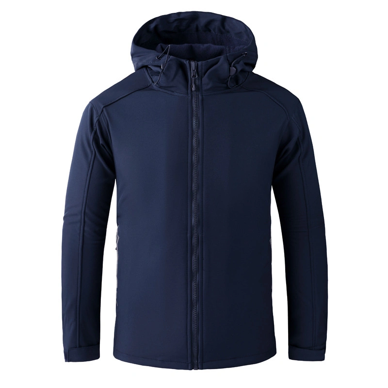 Soft Shell Jacket Men&prime;s and Women&prime;s Windproof Waterproof Fleece Sweater Spring and Autumn