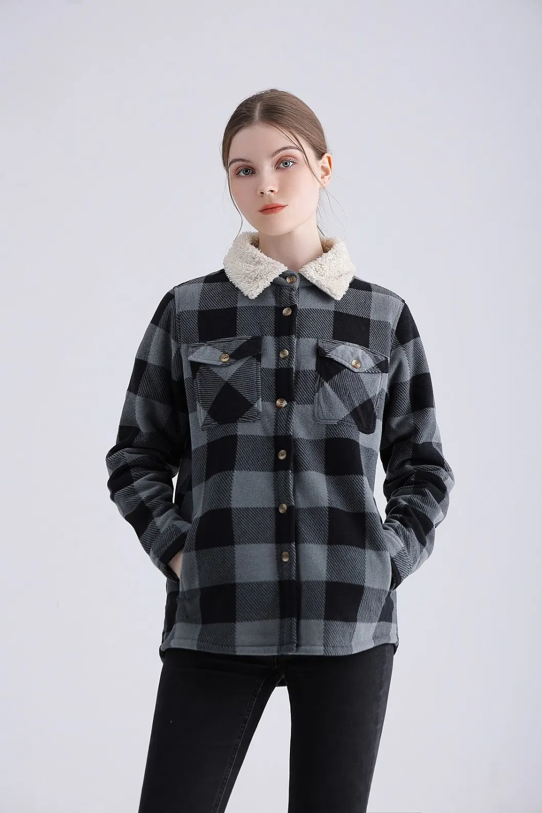 Women&prime; S Winter Cloth Shirt Customize Fashion Warm Top