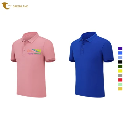 Polo de alta calidad 100% algodón con logotipo de Pique Custom para hombre