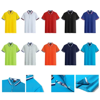 Fábrica de verano personalizado T-Sleeve bordado impresión Logo Publicidad Comercial Cultura Polo