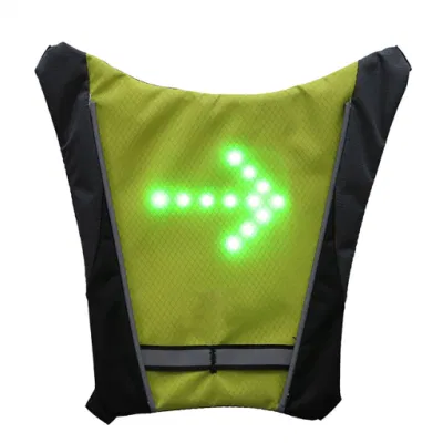 Sport LED de protección señal luminosa Alta visibilidad Ciclismo Vest de seguridad Chaleco