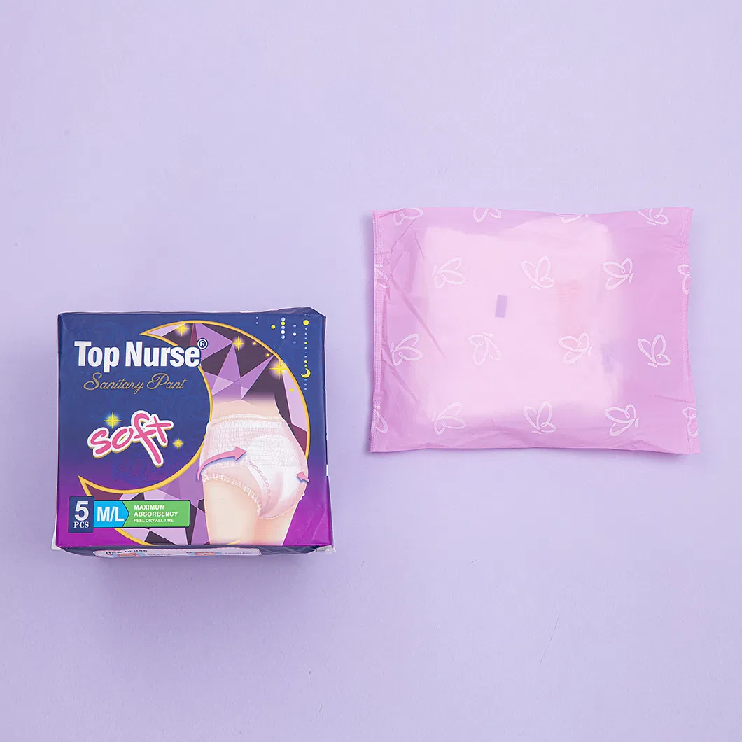 Heavy Flow Sleeping Feminine Disposable Period Underwear Overnight Sanitary Pad Pants