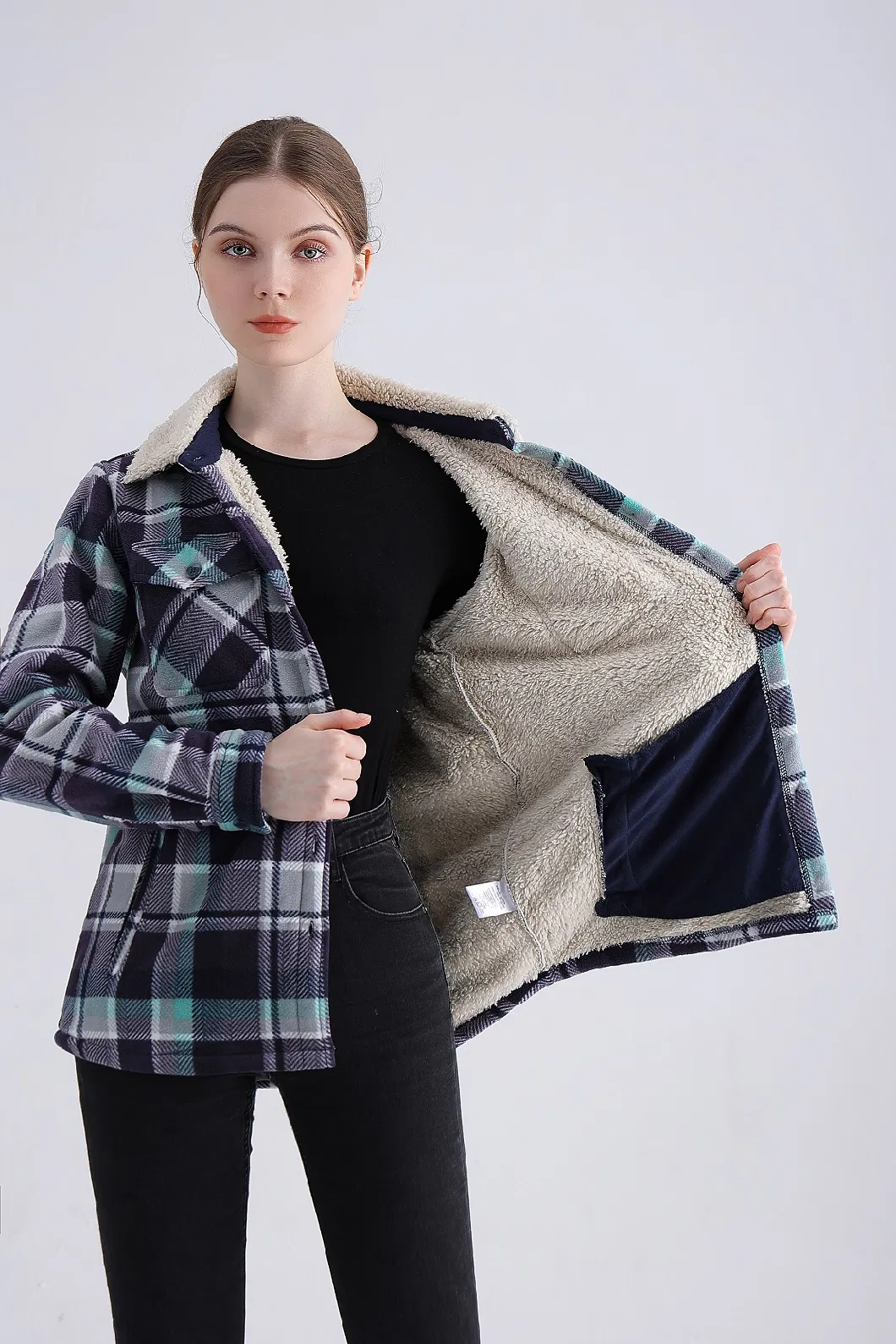 Women&prime; S Winter Cloth Shirt Customize Fashion Warm Top