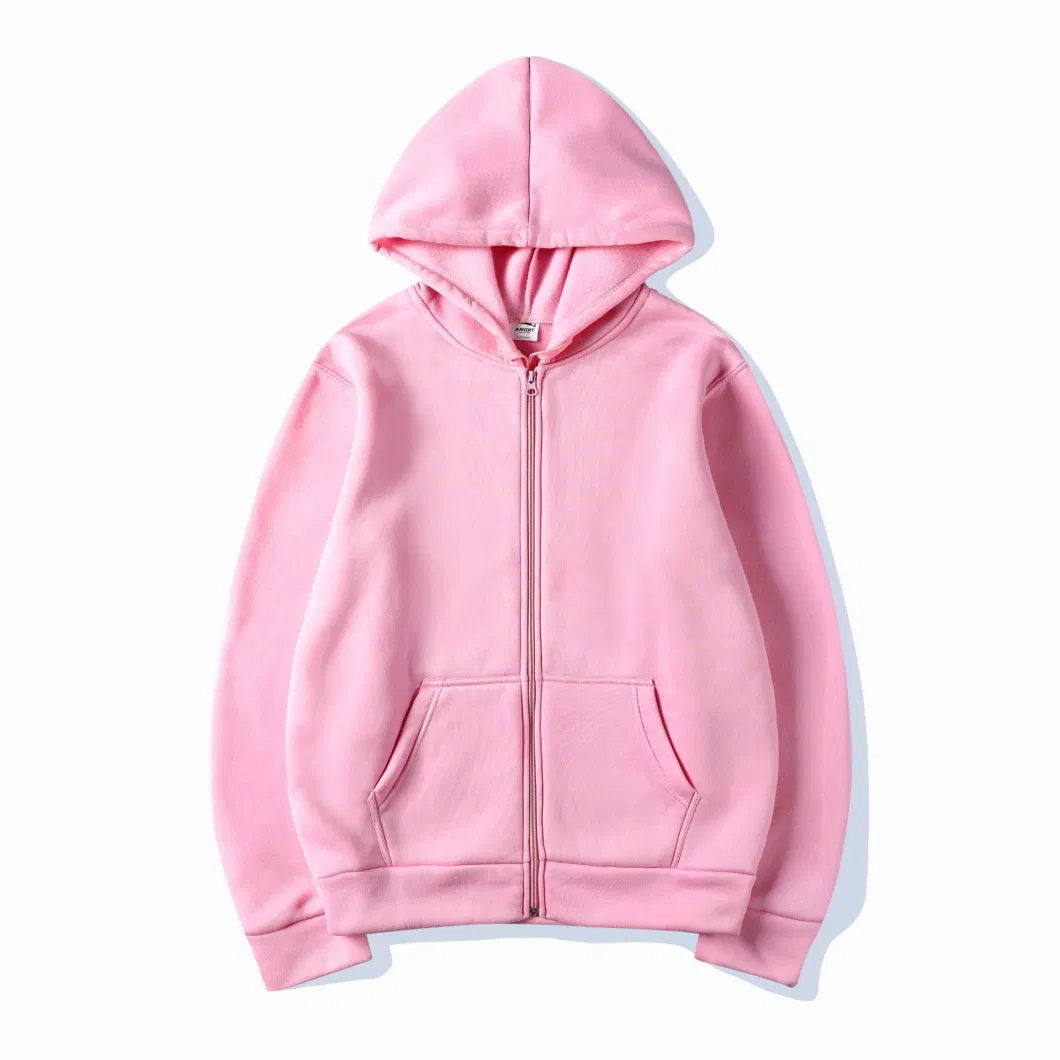 Wholesale Zip up Hoodie Men Custom Logo Sublimation Plain Pullover Hoodie Blank Plus Size Zipper Men&prime;s Hoodies &amp; Sweatshirts Manufacturers