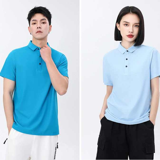 Wholesale High Quality Blank Unisex Custom Embroidered Logo Golf Polo Shirt