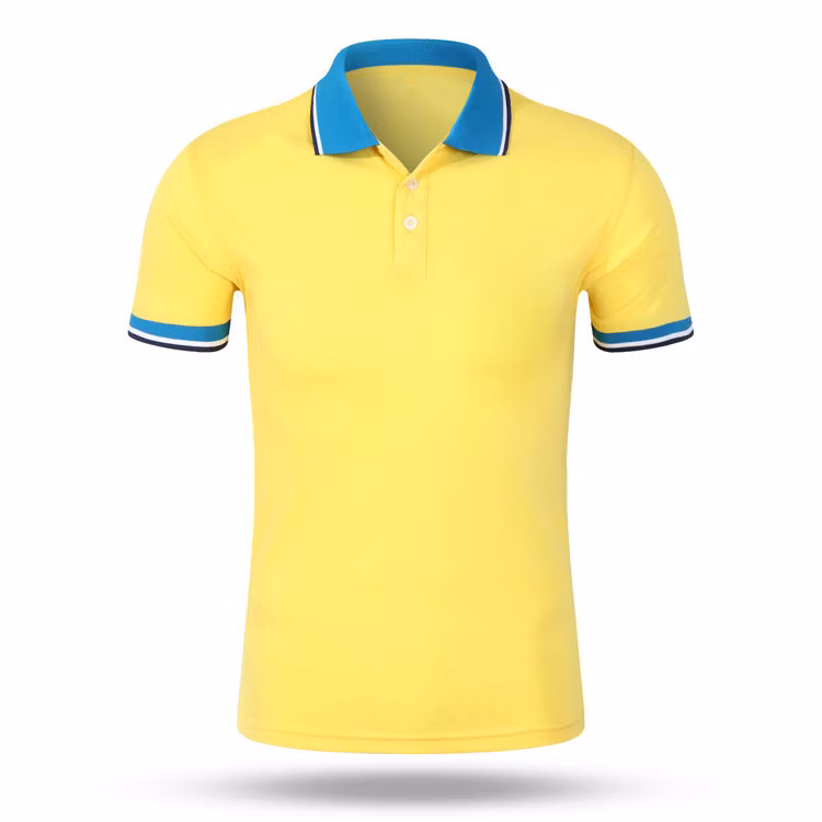 High Quality Custom 100% Cotton Uniform Men&prime;s Golf Polo Shirt with Embroidered Printing Logo Polo Shirts Men