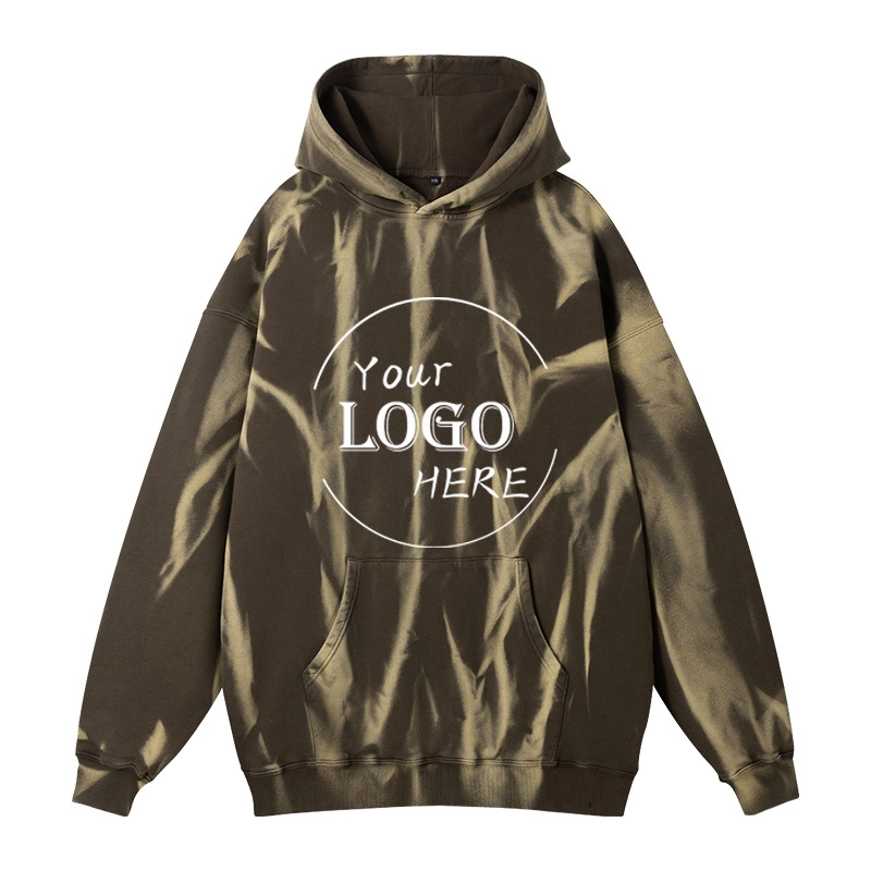 Cheap Manufacture Wholesaleflocking Loose Spring Autumn Custom Logo Fear of God Letters Lovers Knit Hoodies