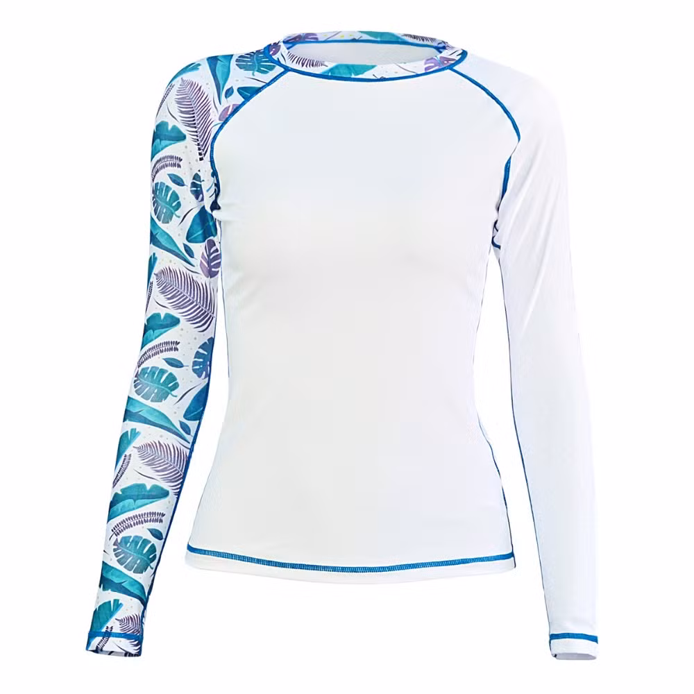 High Quality Ladies Sublimation Printed Upf 50+ Sun Protection Quick Dry Long Sleeve Athletic Fishing Shirt