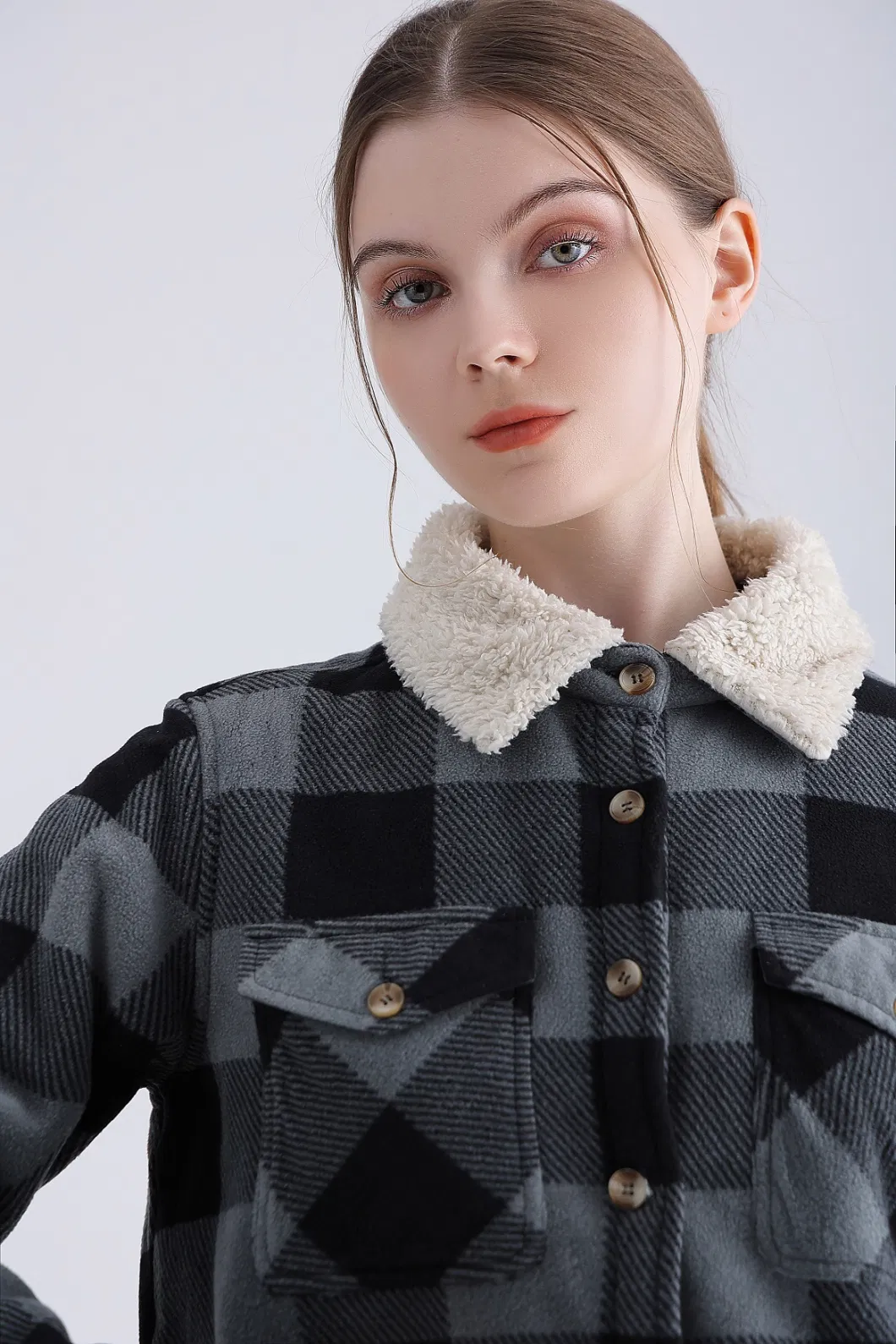 Women&prime; S Winter Cloth Shirt Customize Fashion Warm Top