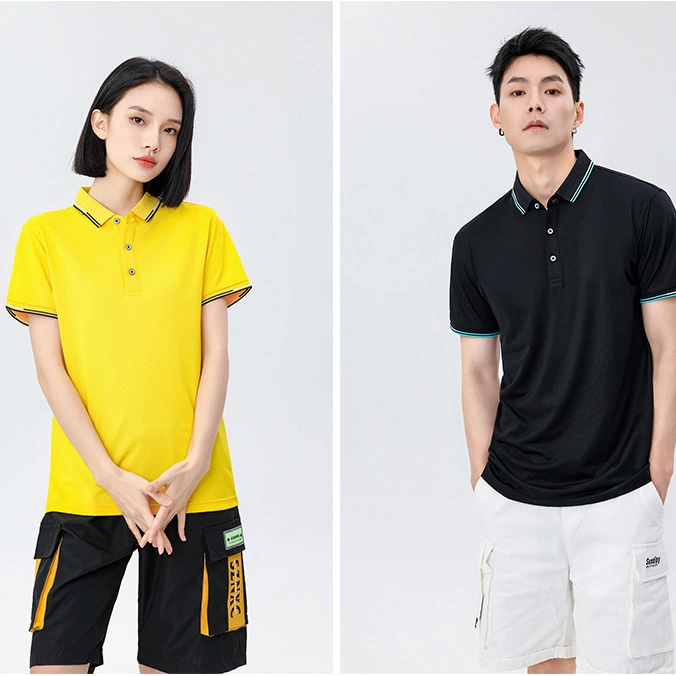 Summer High Quality Short Sleeve Personal Company Logo Custom Unisex Polo Shirt