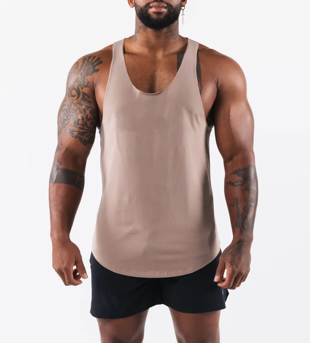 Wholesale Latest Clothing Sportwear Singlets Men Fitness Sports Leisure Vest