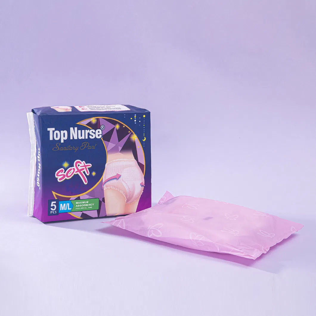 Heavy Flow Sleeping Feminine Disposable Period Underwear Overnight Sanitary Pad Pants