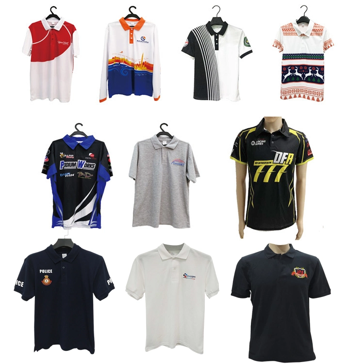 Wholesale Cheap 100% Polyester Sublimation Polo Shirt Custom