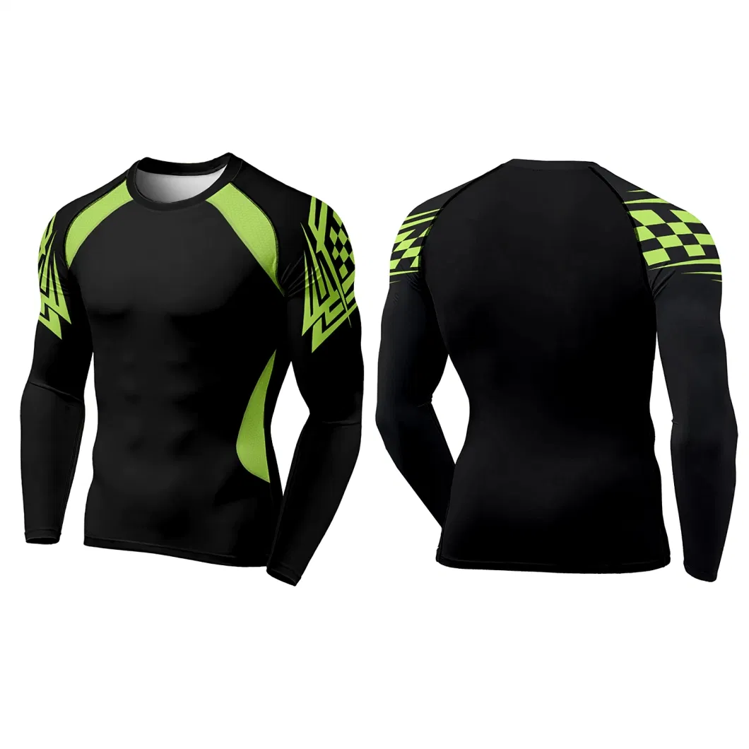 Custom Premium Quality Wholesale Fitness Tight Compress Men Jersey Rdx Shirt Black Bodybuilding Gym Running Training Long Sleeves Shirts