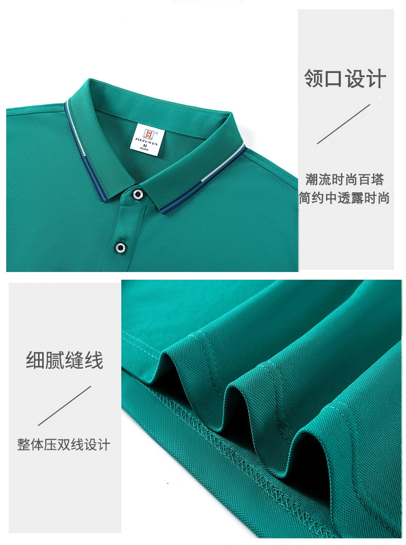 Summer High Quality Short Sleeve Personal Company Logo Custom Unisex Polo Shirt