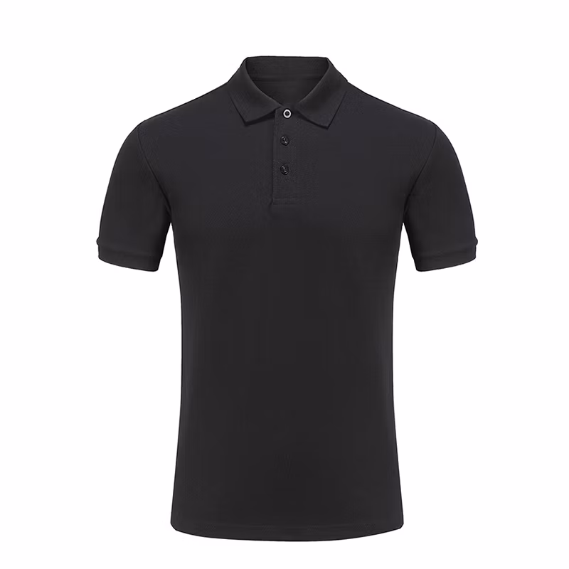 Factory Casual Style Solid Color Loose Workwear Polo Shirts Wholesale Custom Cotton Golf T Shirts Work Polo Shirts for Men