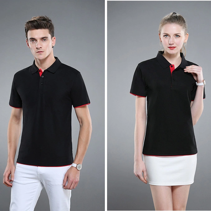 Wholesale High Quality Cotton Blank Unisex Custom Embroidered Logo Golf Polo Shirt