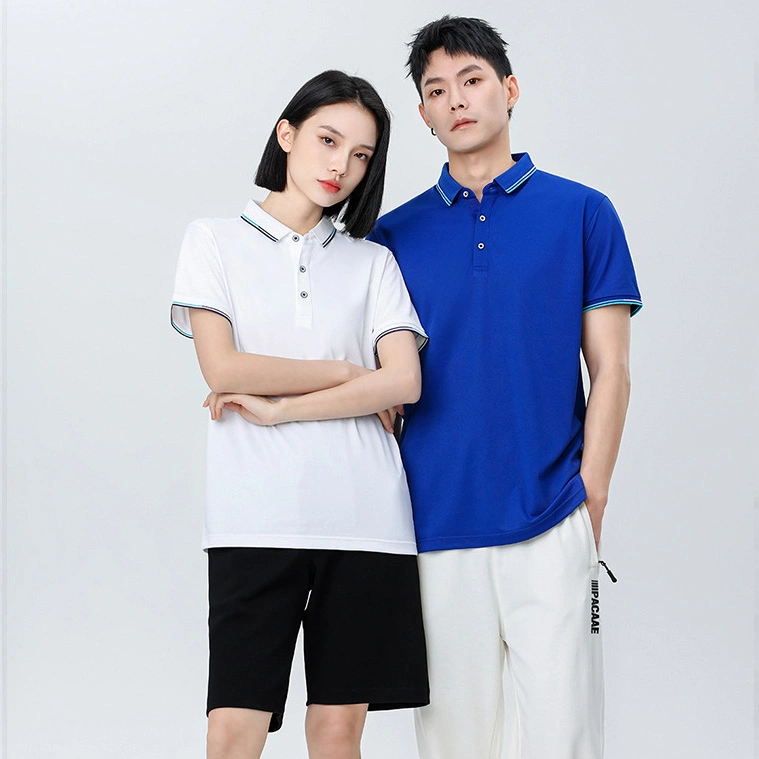 Summer High Quality Short Sleeve Personal Company Logo Custom Unisex Polo Shirt