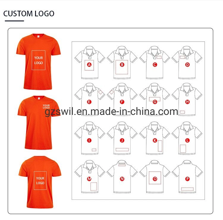 Summer Cotton Short Sleeve Polo Shirt Custom Logo Fashion