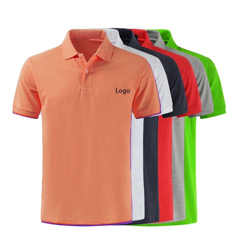 High Quality OEM Custom Logo Embroidery Mens Cotton Wholesale Golf Polo Shirt