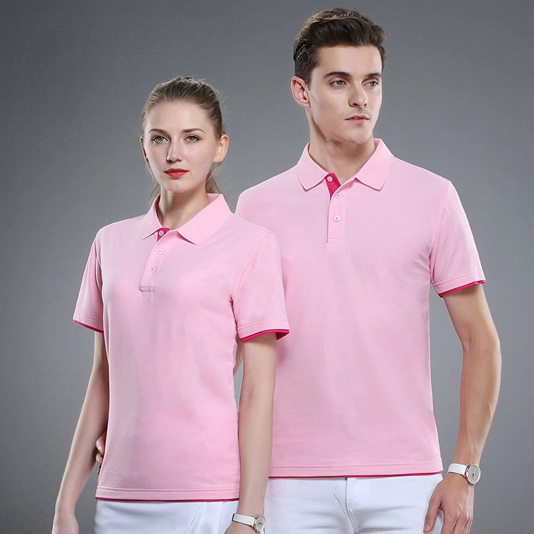 Wholesale High Quality Cotton Blank Unisex Custom Embroidered Logo Golf Polo Shirt