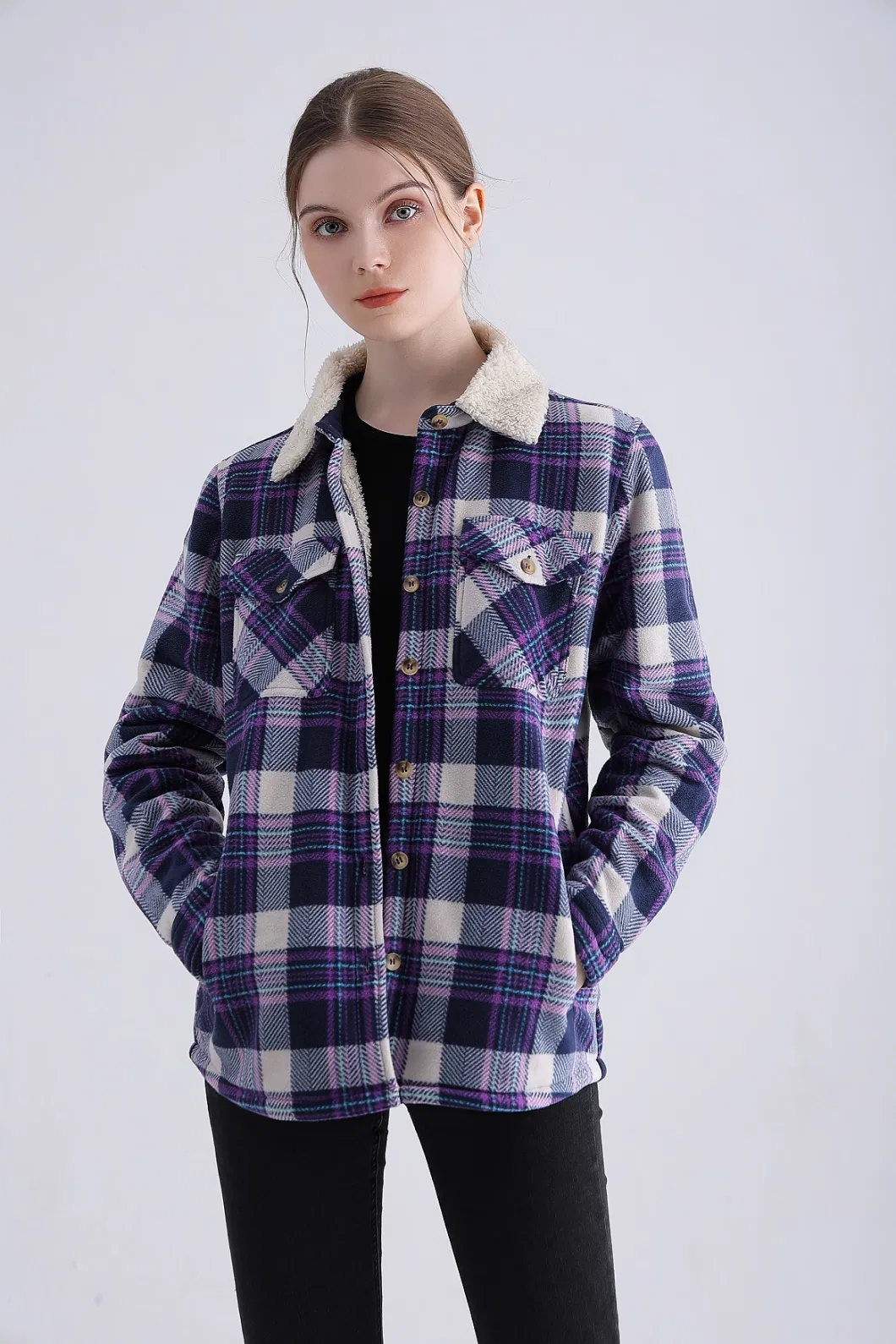 Women&prime; S Winter Cloth Shirt Customize Fashion Warm Top