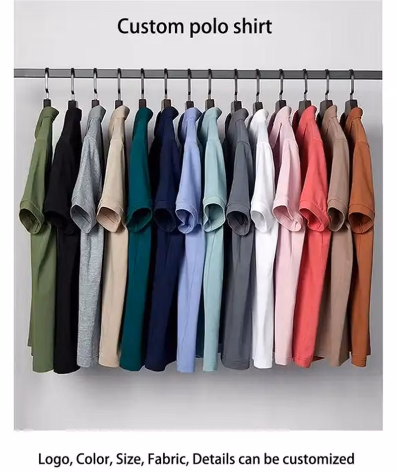 Custom Printing Embroidery Sublimation Logo Slim Fit Breathable Quick Dry Business Work Uniform Casual Sports Men&prime;s Polo Shirt