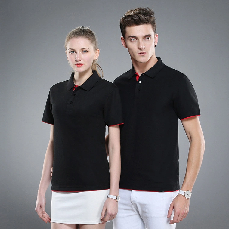 Wholesale High Quality Cotton Blank Unisex Custom Embroidered Logo Golf Polo Shirt