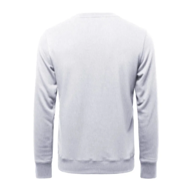 2077#Polyester Cotton Wool Loop Long Sleeve Round Collar Sweater