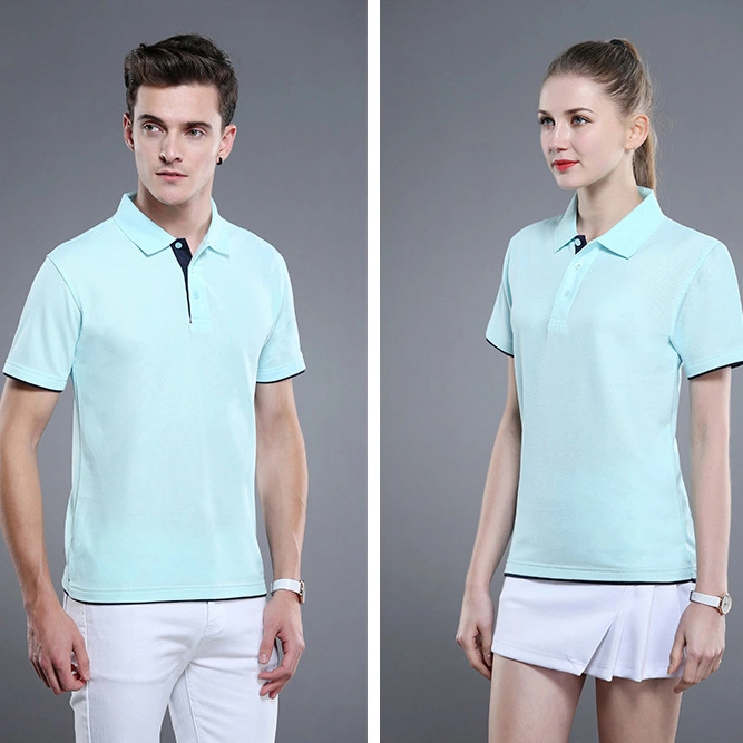 Wholesale High Quality Cotton Blank Unisex Custom Embroidered Logo Golf Polo Shirt