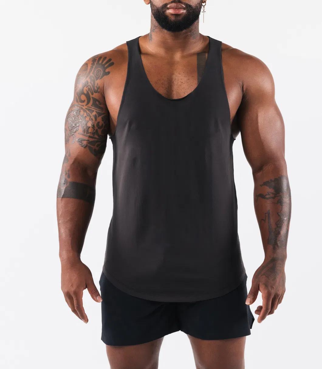 Wholesale Latest Clothing Sportwear Singlets Men Fitness Sports Leisure Vest