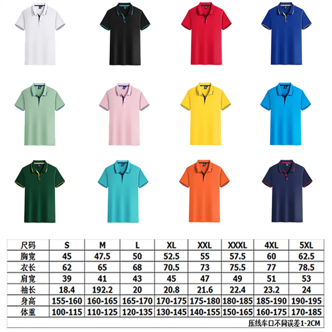 Factory Wholesale Cotton Customized Summer High Quality Men Polo Shirt