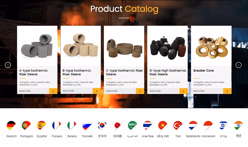 Enhance Casting Quality with Premium Refractory Exothermic Feeder Sleeves