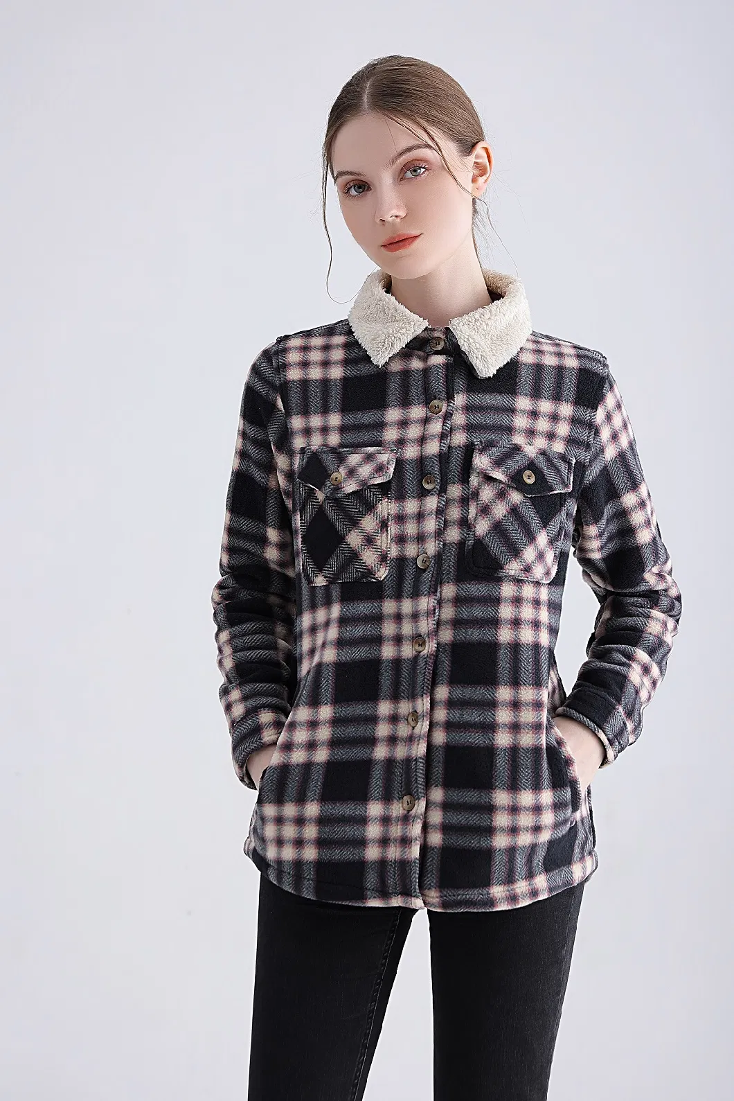 Women&prime; S Winter Cloth Shirt Customize Fashion Warm Top