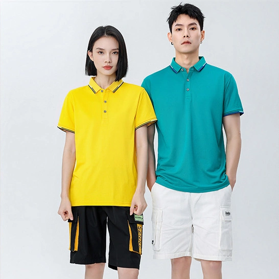 Summer High Quality Short Sleeve Personal Company Logo Custom Unisex Polo Shirt