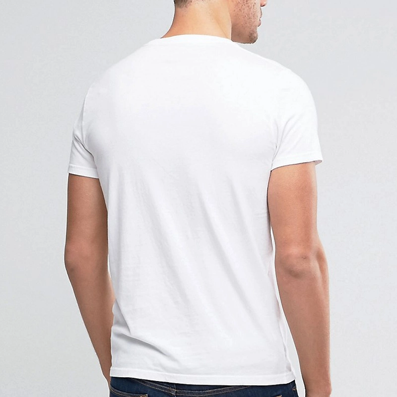 High Quality Heavyweight Cotton T Shirts Exporters Long Sleeve White T Shirt for Men Wholesale Blank T Shirt