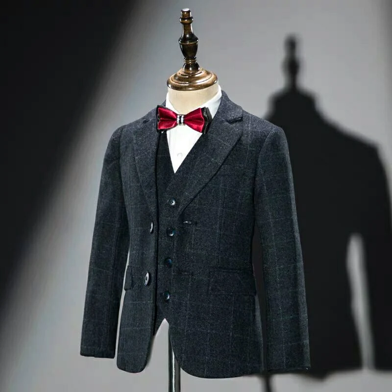 OEM Trendy Kids Clothing Formal Custom Boys Suit Kids Suit Jacket Pants