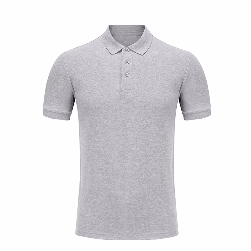 Factory Casual Style Solid Color Loose Workwear Polo Shirts Wholesale Custom Cotton Golf T Shirts Work Polo Shirts for Men