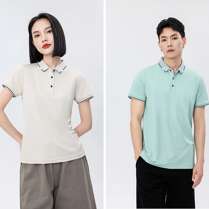 Summer High-Quality Cheap Short Sleeve Company Group Logo Custom Unisex Polo Shirt